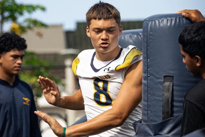 Over the weekend, Notre Dame football made a big impression on 2025 LB target Josiah "Ko'o" Kia. The Irish laid out a football plan and academic outlook that left Kia impressed.
