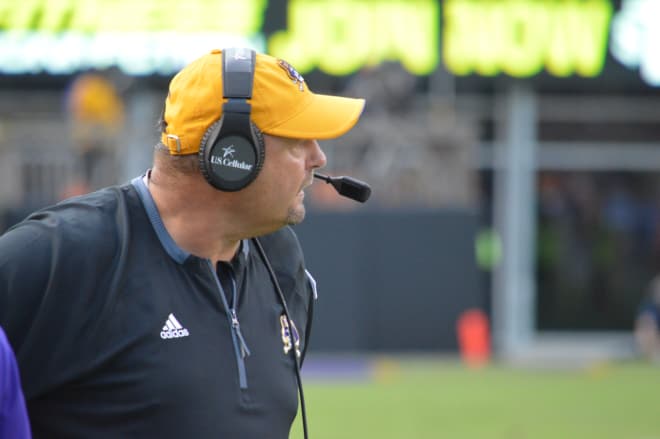 ECU defensive coordinator David Blackwell has his unit on the rise entering this Saturday's game with ODU.