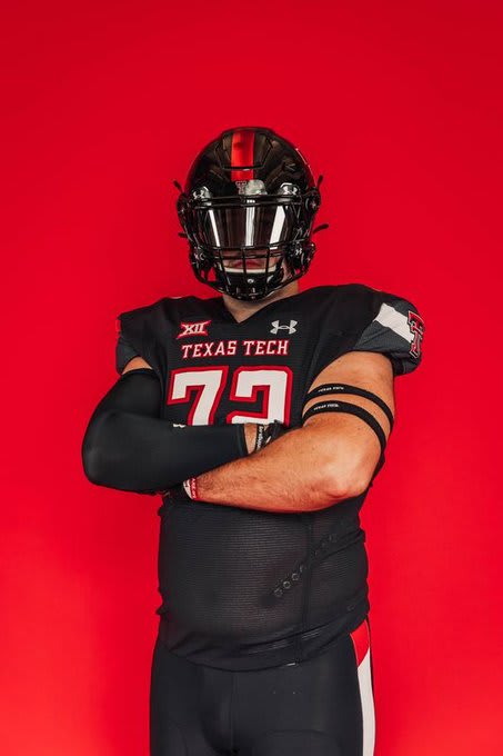 Argyle OL Sheridan Wilson during his official visit to TTU this past weekend
