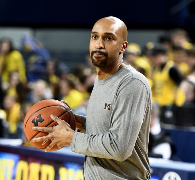 Michigan Wolverines basketball assistant Saddi Washington is happy to remain an assistant at U-M. 