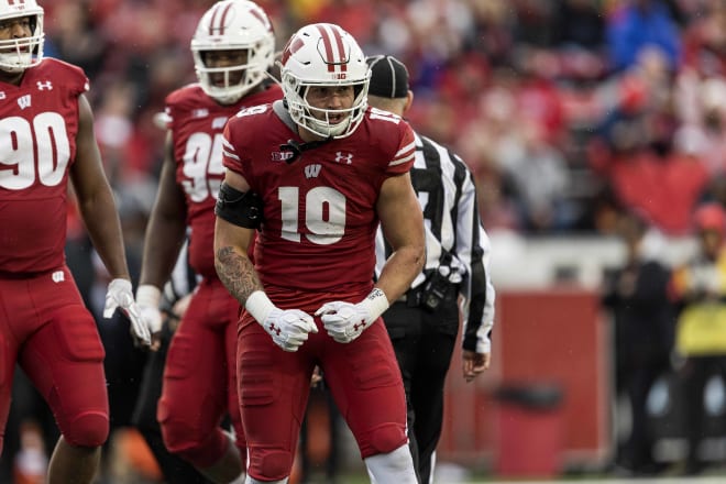 Wisconsin outside linebacker Nick Herbig declared for the NFL Draft on Saturday. 