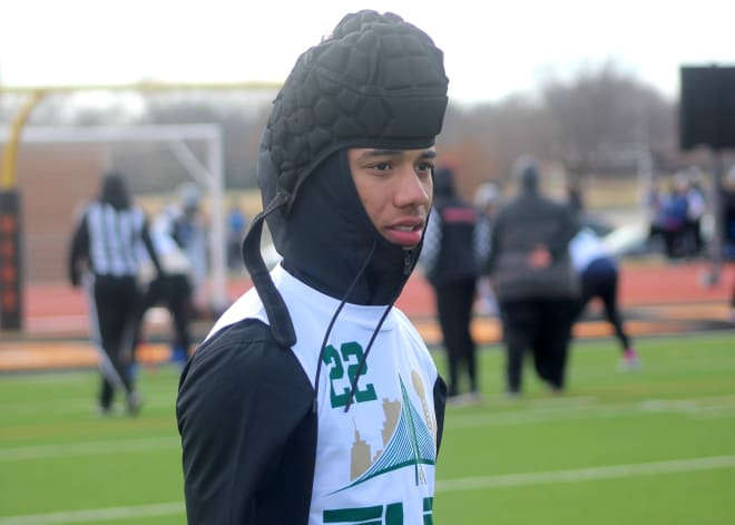 Texas defensive back JD Coffey holds a Michigan offer. 