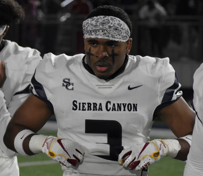 Rivals100 safety Kamari Ramsey was rocking Trojans gloves for his season debut Saturday night.