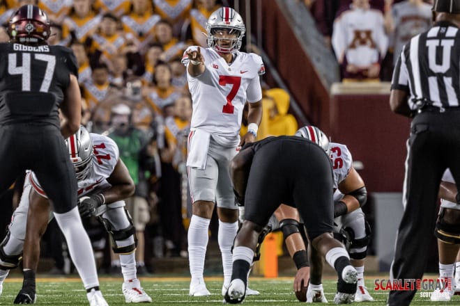 Ohio State redshirt freshman quarterback C.J. Stroud