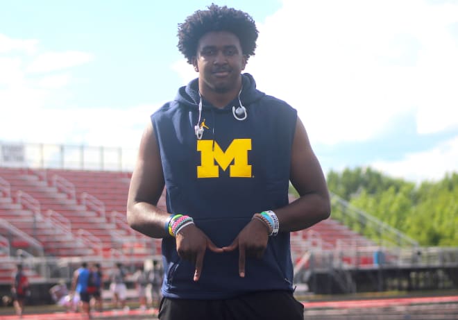 Chicagoland linebacker Tyler McLaurin is committed to Michigan Wolverines football recruiting, Jim Harbaugh.