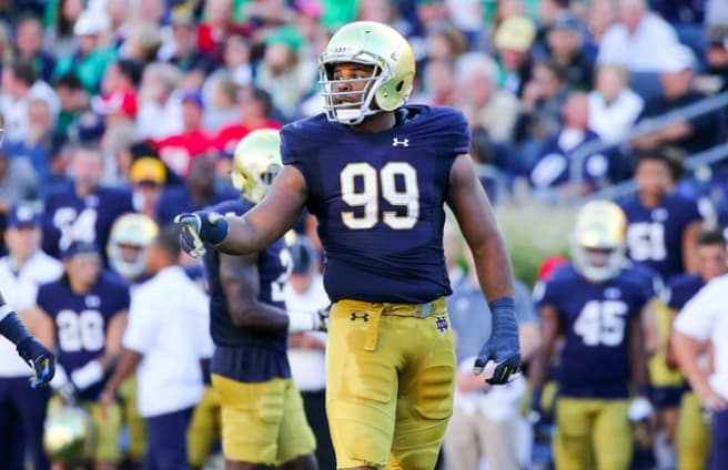 Jerry Tillery's return is a tremendous boost for the 2018 Notre Dame defensive line.