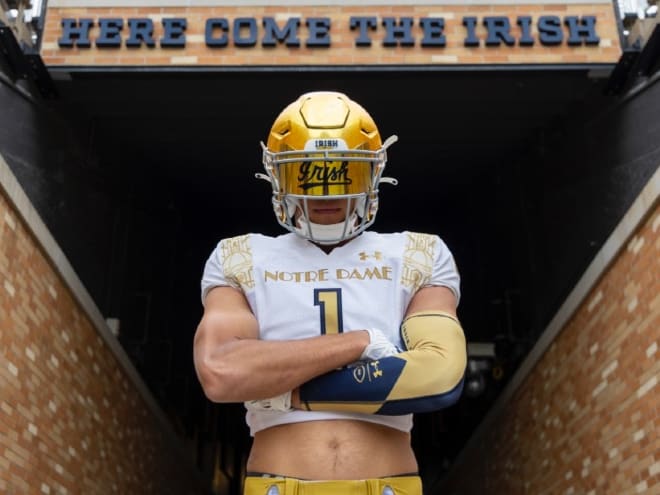 Three-star athlete Teddy Rezac, a 2024 recruit, visited Notre Dame on Sunday and Monday.