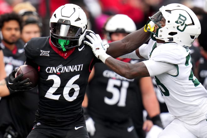 Montgomery had a pair of touchdowns in the Bearcats' loss.