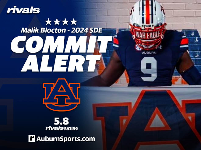 Malik Blocton committed to Auburn Saturday.