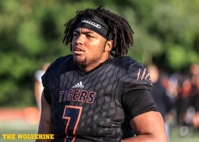 Three-star defensive lineman Tyrece Woods can't wait to get back on campus in Ann Arbor for next week's home opener.