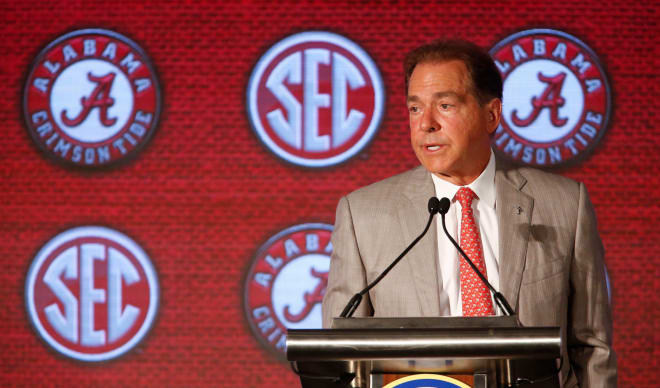 Alabama head coach Nick Saban. Photo | USA Today