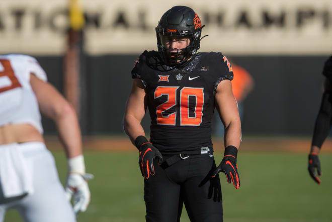 Oklahoma State linebacker Malcolm Rodriguez showcased what Knowles' defense could do. 