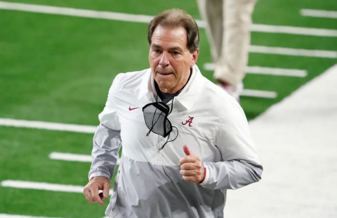 Nick Saban had plenty to say about Georgia during Sunday's teleconference.