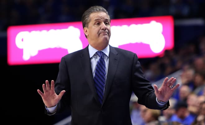 UK coach John Calipari. 