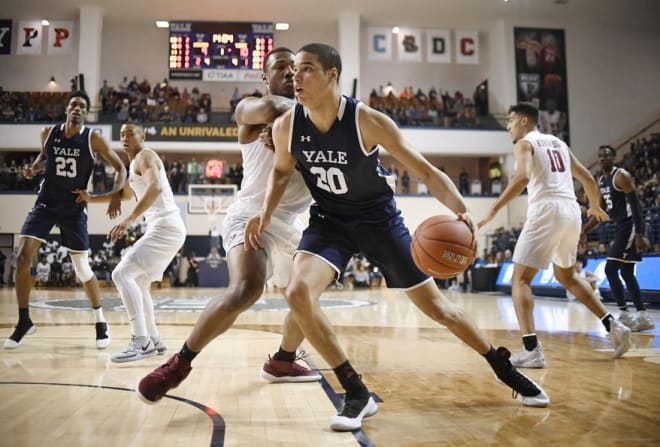 Yale grad transfer forward Paul Atkinson is headed to Notre Dame.