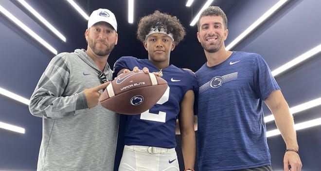 Penn State football is recruiting Class of 2024 quarterback Jadyn Davis. 