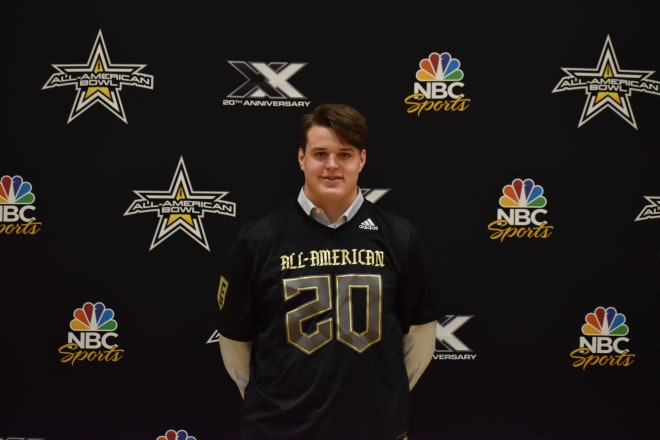 Four-star OL Michael Carmody will sign with Notre Dame on Wednesday.