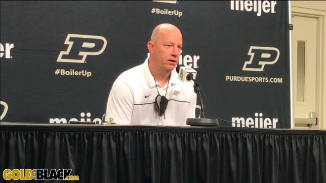 Purdue coach Jeff Brohm