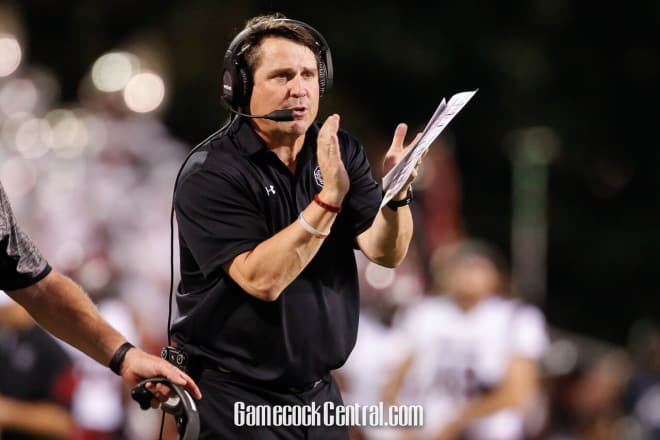 Will Muschamp is looking for his third win in his first season with the Gamecocks
