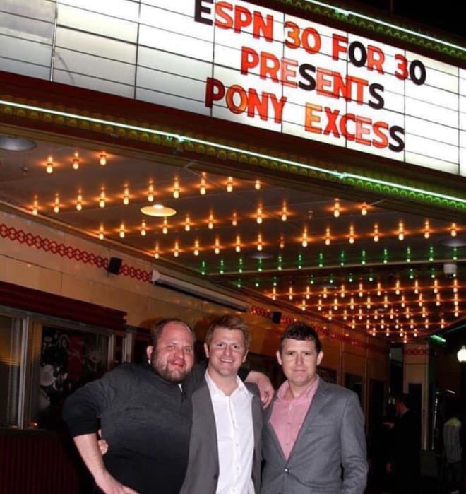 Matula at the "Pony Excess" premier.