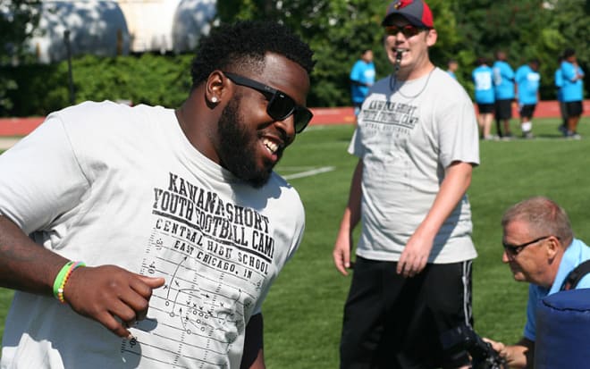 Kawann Short-Youth Football Camp - Foundations of East Chicago