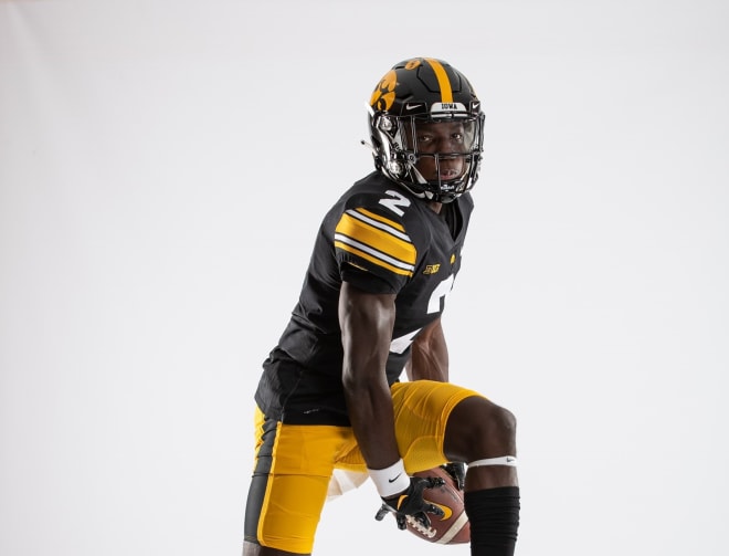 Cornerback Olando Trader made his official visit to Iowa this weekend.