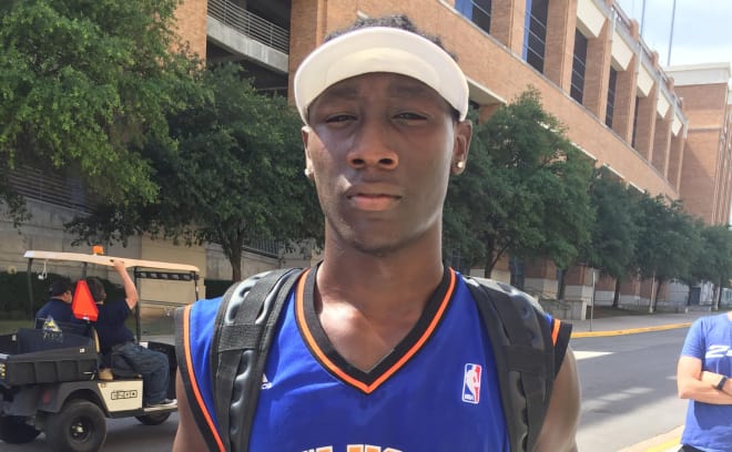 DeMarvion Overshown visited Texas on Saturday. 