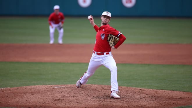 NC State Wolfpack baseball pitcher Matt Willadsen