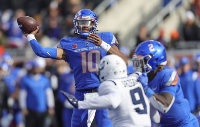 Boise State quarterback Taylen Green. 