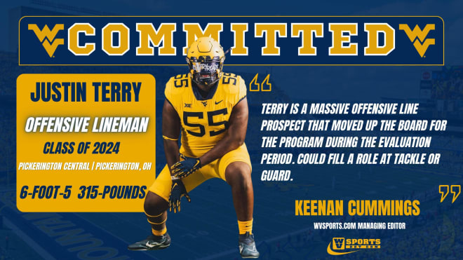 Terry is a massive offensive line commitment for West Virginia.