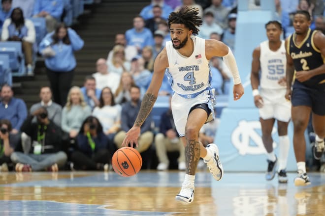 UNC senior guard RJ Davis leads the ACC with 20.6 points per game this season. 