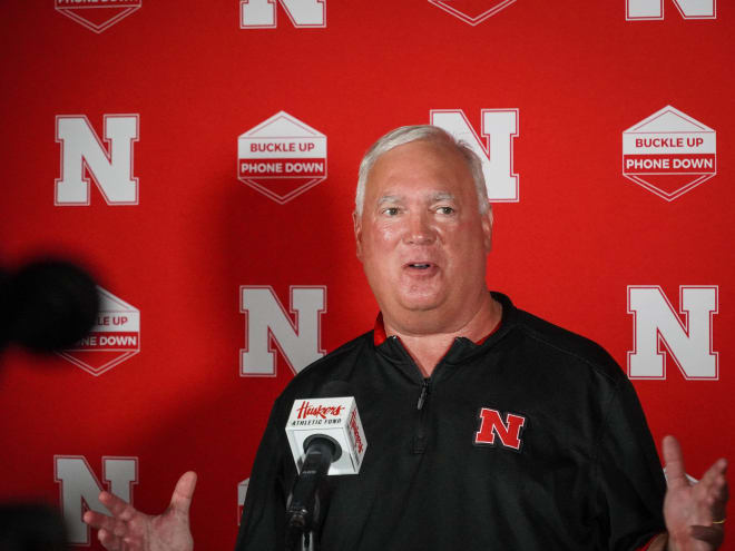 Nebraska offensive coordinator Mark Whipple