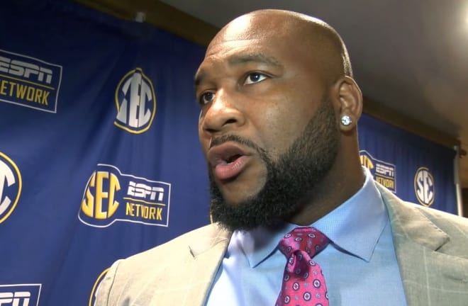 Marcus Spears says Georgia's talent level is very close to Alabama.