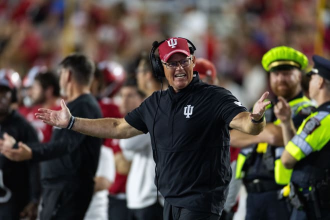 Indiana head coach Tom Allen is 32-42 in six-plus seasons at the helm. 