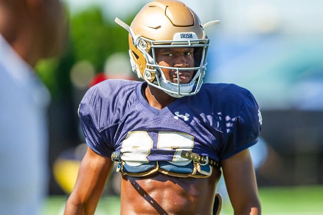 Jalen Guyton, suspended Notre Dame WR, could have interest in