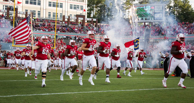 NC State takes the field for its home opener.