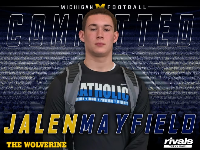 Michigan has landed in-state three-star offensive lineman Jalen Mayfield.