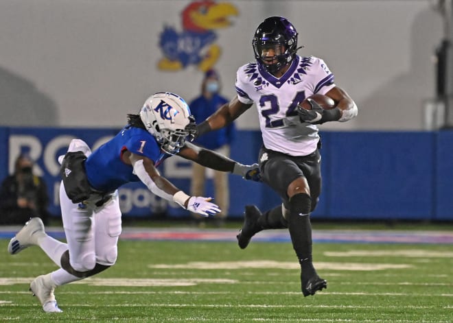 Darwin Barlow ranked second on TCU's roster in rushing last season. He announced Monday he's transferring to USC.