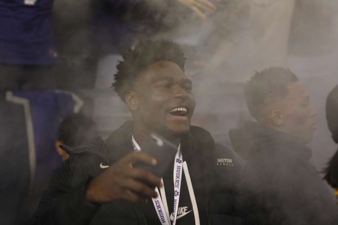 Five-star center Isaiah Stewart during his official visit to Washington on Sept. 21-23. 