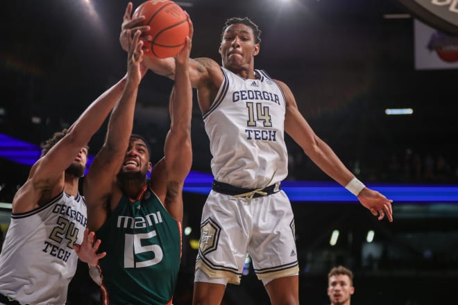 Moore scored 10 points in the Jackets' upset win over Miami 