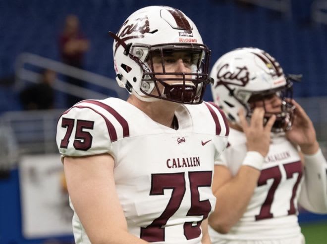 Ty Buchanan, out of Corpus Christi, Texas, is USC's top offensive line target at this point in the 2021 recruiting cycle.