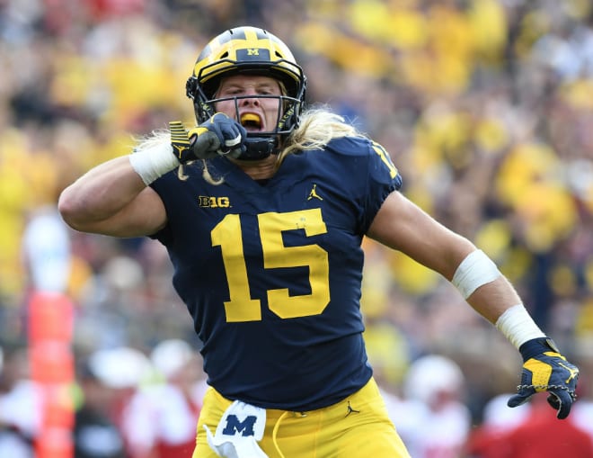 New England Patriots defensive end Chase Winovich during an NFL