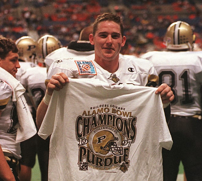Billy Dicken capped his career in 1997 by leading Purdue to its first bowl win since 1980.
