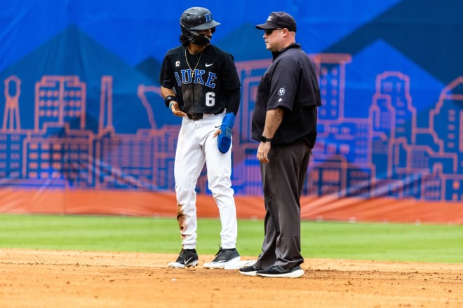 Giovani DiGiacomo scored the game-winning run against Virginia on Friday afternoon. 