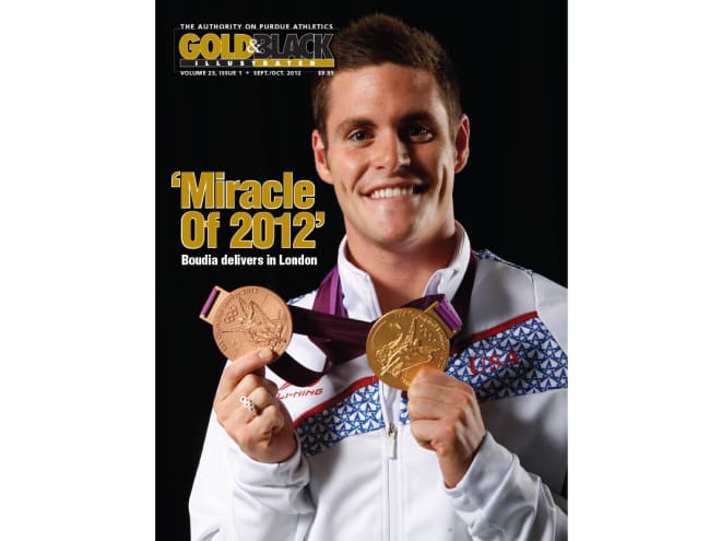 Boudia donned the cover of Gold and Black after his gold medal performance in London.