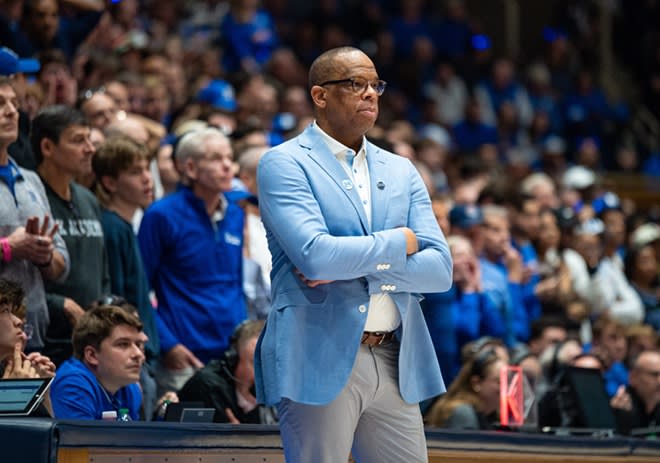UNC Coach Hubert Davis says his team's 9-1 run in the second half was a key to the game's outcome.