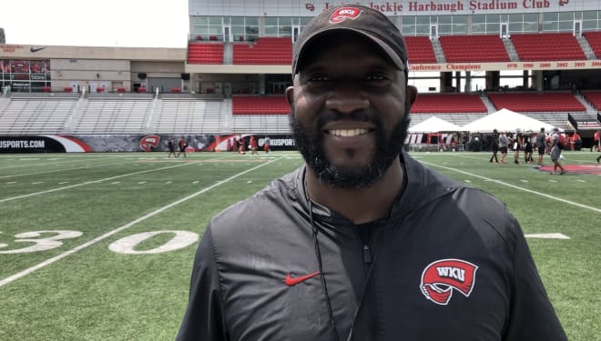 Chris Chestnut is entering his first season as WKU’s wide receivers coach.