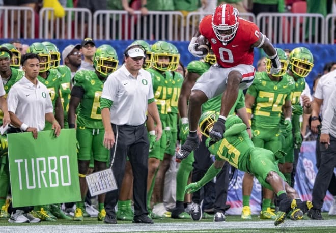 Complete Coverage: Bulldogs Fly Up And Over Ducks - UGASports: Georgia ...