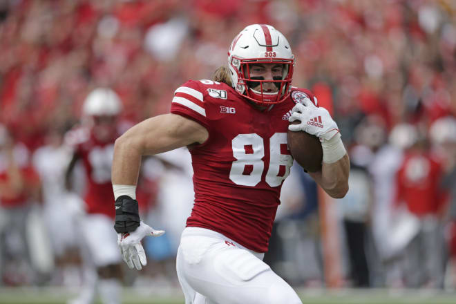 Jack Stoll has 46 catches over the past two seasons, a number Nebraska wants to see increase in a big way this season.