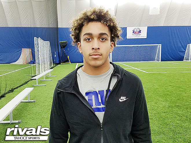 Junior linebacker Devon Williams of Dublin (Ohio) Coffman is hoping to pick up a Michigan offer.